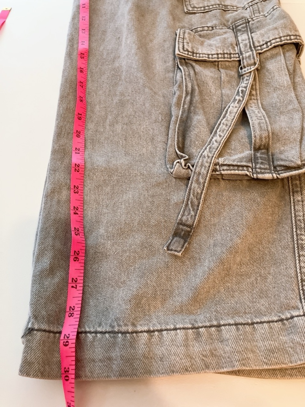🏁Wild Fable Mid-Rise Wide-Leg Baggy Cargo Jeans Size 8 (Medium) - Picture 8 of 9